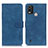 Coque Portefeuille Livre Cuir Etui Clapet K03Z pour Nokia G11 Plus Bleu