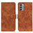 Coque Portefeuille Livre Cuir Etui Clapet K03Z pour Nokia G400 5G Marron