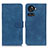 Coque Portefeuille Livre Cuir Etui Clapet K03Z pour OnePlus 10R 5G Bleu