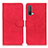 Coque Portefeuille Livre Cuir Etui Clapet K03Z pour OnePlus Nord CE 5G Rouge