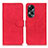 Coque Portefeuille Livre Cuir Etui Clapet K03Z pour Oppo A18 Rouge