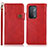 Coque Portefeuille Livre Cuir Etui Clapet K03Z pour Oppo A54 5G Rouge