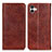 Coque Portefeuille Livre Cuir Etui Clapet K03Z pour Samsung Galaxy A04 4G Marron