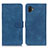Coque Portefeuille Livre Cuir Etui Clapet K03Z pour Samsung Galaxy XCover 6 Pro 5G Bleu