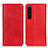 Coque Portefeuille Livre Cuir Etui Clapet K03Z pour Sony Xperia 1 IV SO-51C Rouge