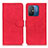 Coque Portefeuille Livre Cuir Etui Clapet K03Z pour Xiaomi Poco C55 Rouge