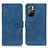 Coque Portefeuille Livre Cuir Etui Clapet K03Z pour Xiaomi Poco M4 Pro 5G Bleu