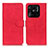 Coque Portefeuille Livre Cuir Etui Clapet K03Z pour Xiaomi Redmi 10 India Rouge