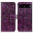 Coque Portefeuille Livre Cuir Etui Clapet K04Z pour Google Pixel 7 Pro 5G Violet