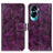 Coque Portefeuille Livre Cuir Etui Clapet K04Z pour Huawei Honor 90 Lite 5G Violet