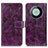 Coque Portefeuille Livre Cuir Etui Clapet K04Z pour Huawei Mate 60 Pro+ Plus Violet