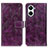 Coque Portefeuille Livre Cuir Etui Clapet K04Z pour Huawei Nova 10 SE Violet