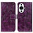 Coque Portefeuille Livre Cuir Etui Clapet K04Z pour Huawei Nova 11 Pro Violet