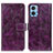 Coque Portefeuille Livre Cuir Etui Clapet K04Z pour Motorola Moto E22 Violet