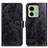 Coque Portefeuille Livre Cuir Etui Clapet K04Z pour Motorola Moto Edge 40 5G Noir