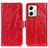 Coque Portefeuille Livre Cuir Etui Clapet K04Z pour Motorola Moto G54 5G Rouge