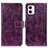 Coque Portefeuille Livre Cuir Etui Clapet K04Z pour Motorola Moto G73 5G Violet