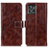 Coque Portefeuille Livre Cuir Etui Clapet K04Z pour Motorola ThinkPhone 5G Marron