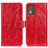 Coque Portefeuille Livre Cuir Etui Clapet K04Z pour Nokia C02 Rouge