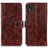 Coque Portefeuille Livre Cuir Etui Clapet K04Z pour Nokia C2 2nd Edition Marron