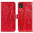 Coque Portefeuille Livre Cuir Etui Clapet K04Z pour Nokia C2 2nd Edition Rouge