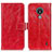 Coque Portefeuille Livre Cuir Etui Clapet K04Z pour Nokia C21 Rouge