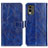 Coque Portefeuille Livre Cuir Etui Clapet K04Z pour Nokia C210 Bleu