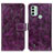 Coque Portefeuille Livre Cuir Etui Clapet K04Z pour Nokia C31 Violet