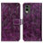 Coque Portefeuille Livre Cuir Etui Clapet K04Z pour Nokia C32 Violet