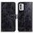 Coque Portefeuille Livre Cuir Etui Clapet K04Z pour Nokia G60 5G Noir