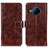 Coque Portefeuille Livre Cuir Etui Clapet K04Z pour Nokia X100 5G Marron