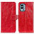 Coque Portefeuille Livre Cuir Etui Clapet K04Z pour Nokia X30 5G Rouge