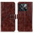 Coque Portefeuille Livre Cuir Etui Clapet K04Z pour OnePlus 10T 5G Marron