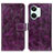 Coque Portefeuille Livre Cuir Etui Clapet K04Z pour OnePlus Ace 2V 5G Violet