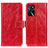 Coque Portefeuille Livre Cuir Etui Clapet K04Z pour Oppo A16s Rouge