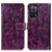 Coque Portefeuille Livre Cuir Etui Clapet K04Z pour Oppo A53s 5G Violet