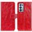 Coque Portefeuille Livre Cuir Etui Clapet K04Z pour Oppo Reno6 Pro 5G Rouge