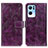 Coque Portefeuille Livre Cuir Etui Clapet K04Z pour Oppo Reno7 Pro 5G Violet