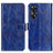 Coque Portefeuille Livre Cuir Etui Clapet K04Z pour Oppo Reno8 T 4G Bleu