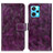 Coque Portefeuille Livre Cuir Etui Clapet K04Z pour Realme 9 4G Violet