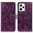 Coque Portefeuille Livre Cuir Etui Clapet K04Z pour Realme Narzo 50A Prime Violet