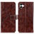 Coque Portefeuille Livre Cuir Etui Clapet K04Z pour Samsung Galaxy A04 4G Marron