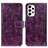 Coque Portefeuille Livre Cuir Etui Clapet K04Z pour Samsung Galaxy A23 4G Violet