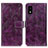 Coque Portefeuille Livre Cuir Etui Clapet K04Z pour Sharp Aquos wish3 Violet