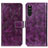 Coque Portefeuille Livre Cuir Etui Clapet K04Z pour Sony Xperia 10 III Lite Violet