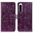 Coque Portefeuille Livre Cuir Etui Clapet K04Z pour Sony Xperia 5 IV Violet