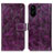 Coque Portefeuille Livre Cuir Etui Clapet K04Z pour Xiaomi Redmi 13C Violet