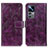 Coque Portefeuille Livre Cuir Etui Clapet K04Z pour Xiaomi Redmi K50 Ultra 5G Violet