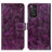 Coque Portefeuille Livre Cuir Etui Clapet K04Z pour Xiaomi Redmi Note 11S 4G Violet