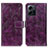 Coque Portefeuille Livre Cuir Etui Clapet K04Z pour Xiaomi Redmi Note 12 4G Violet